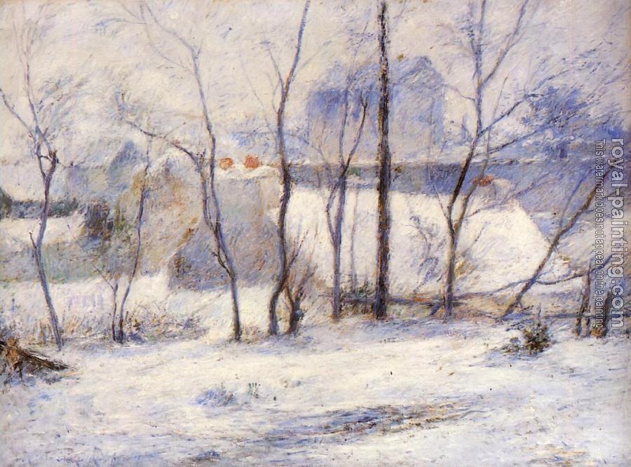 Paul Gauguin : Winter Landscape, Effect of Snow